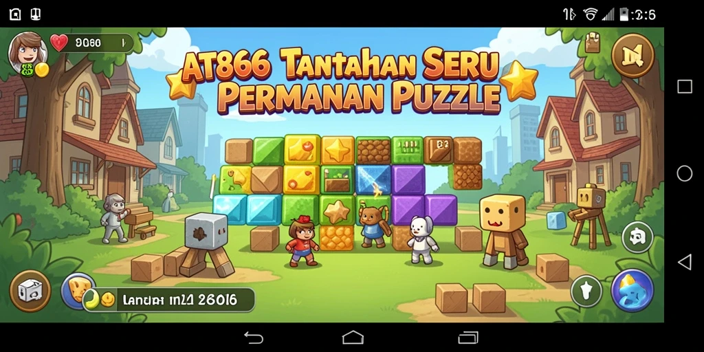 Gameplay seru AT866 dalam menyelesaikan puzzle menantang.