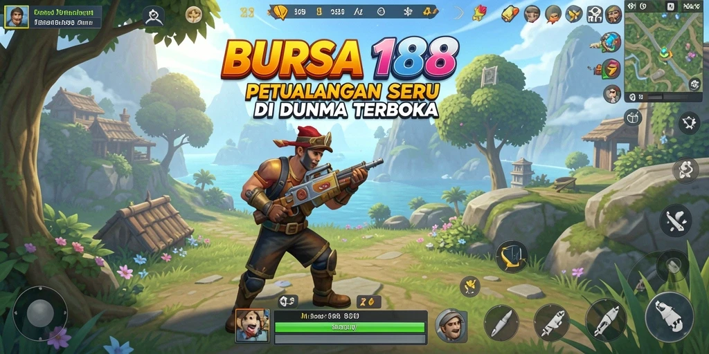 Tampilan gameplay BURSA188 dalam dunia terbuka yang menakjubkan.