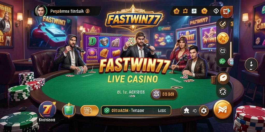 Screenshot dari gameplay LIVE CASINO yang seru dan interaktif.