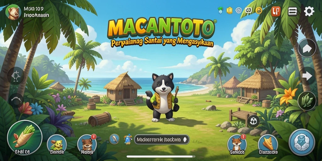 Tampilan gameplay menarik dari MACANTOTO yang penuh warna.