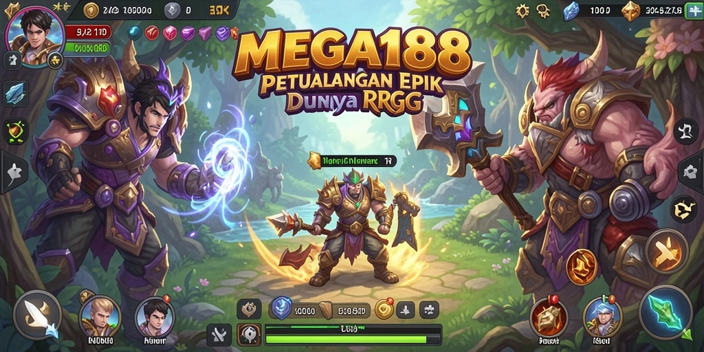 Gameplay RPG MEGA188 yang menegangkan dan seru.