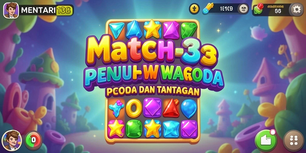 Screenshot tampilan gameplay MENTARI138 yang penuh warna dan tantangan.