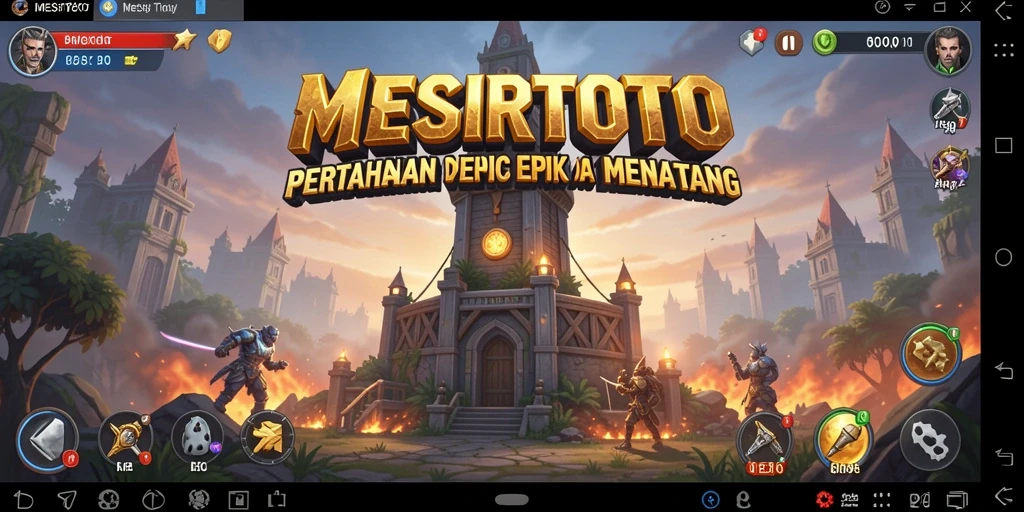 Menampilkan gameplay seru Tower Defense dengan strategi menara yang mendebarkan.