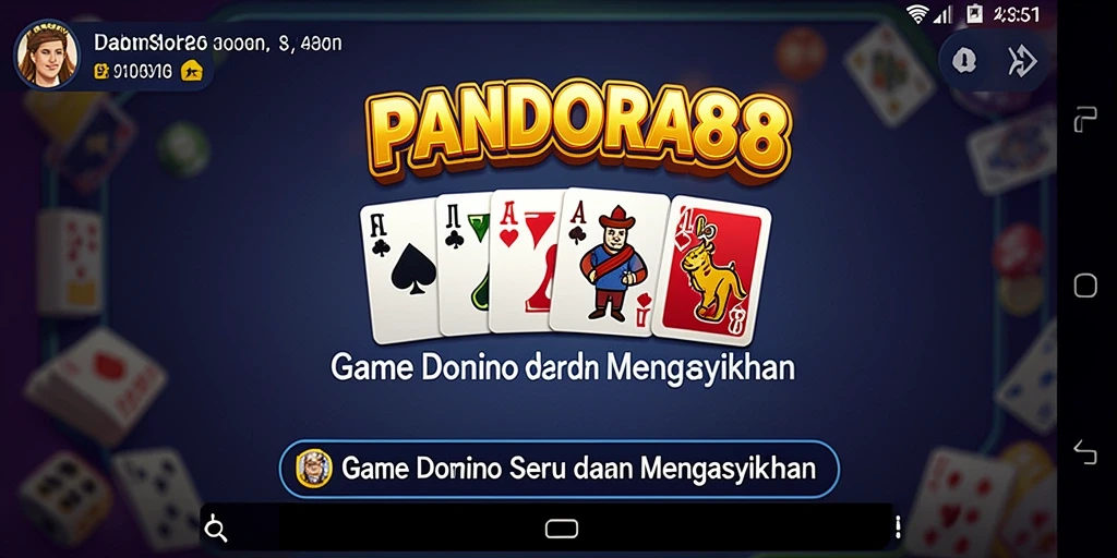 Tampilan gameplay seru dan kompetitif di PANDORA88.