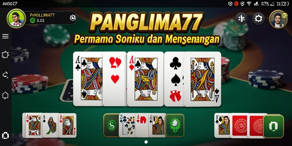 Tampilan gameplay seru dalam PANGLIMA77 yang mengasyikkan.