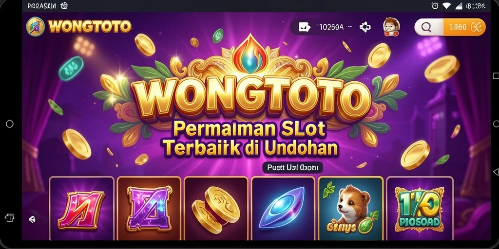 Tampilan menarik gameplay Slot WONGTOTO.