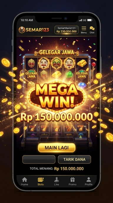 Tampilan antarmuka semar123 yang sederhana dan modern.
